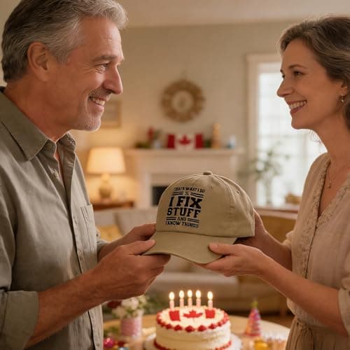 Jeasona Mens Cap Unique Gifts for Men Who Have Everything Funny Mens Gifts Ideas for Husband Dad Grandpa Christmas Valentines Birthday Father's Day — view 2