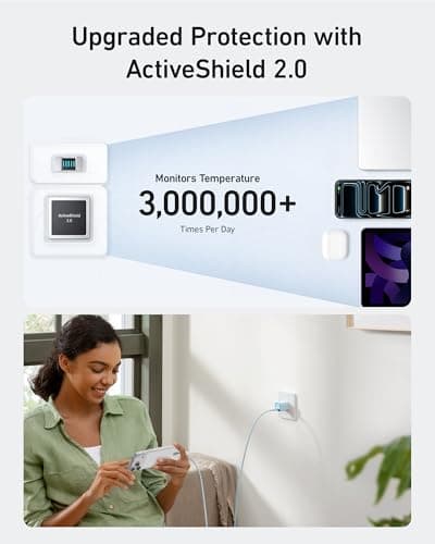 Anker Nano Phone Charger, 30W Portble and Foldable USB C GaN Charger — view 4