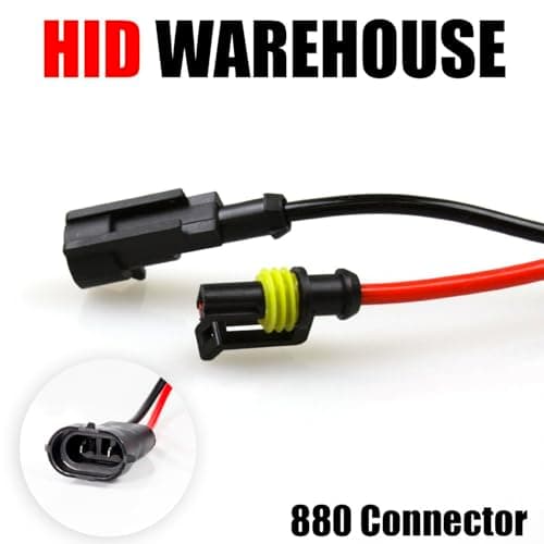 HID-Warehouse® HID Xenon Replacement Bulbs - 880/881 5000K - Bright White (1 Pair) - 2 Year Warranty — view 3