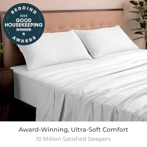 Mellanni King Sheets Set - 4 PC Iconic Collection Bedding
