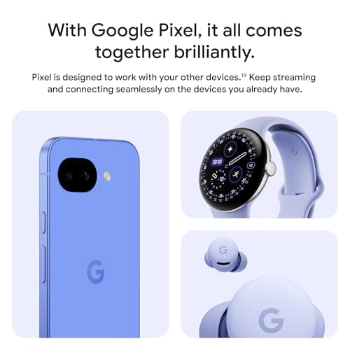 Google Pixel 10a - 30+ Hours Battery, Camera Coach, Gemini - Lavender 128GB — view 9