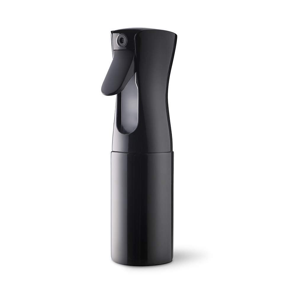 Uervoton Hair Spray Bottle, Continuous Ultra Fine Mist Water Sprayer, Empty Refillable Bottle for Hairstyling, Salon, Skincare, Plants, Pets & Cleaning, 210ml, Black