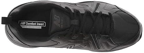 New Balance Men's 608 V5 Casual Comfort Cross Trainer, Black/Black, 10.5 Wide — view 3