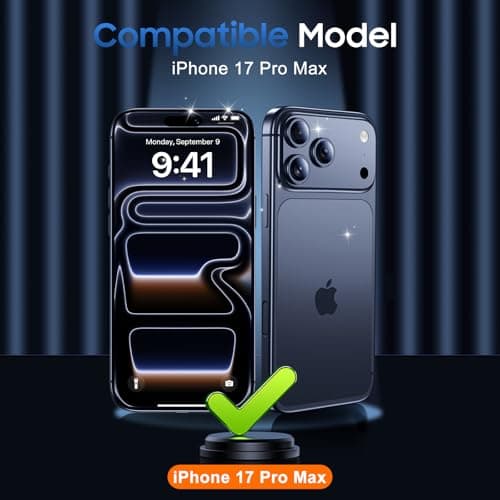 UniqueMe Compatible for 3 Pack iPhone 17 Pro Max Camera Lens Protector - [Drop Protection] Anti Scratch Full-Coverage Camera Cover Screen — view 6