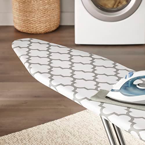 Whitmor Deluxe Ironing Board Cover and Pad (Ironing board not included) - Medallion Grey — view 3