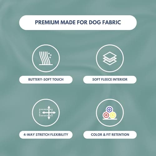 Spark Paws Dog Hoodie – Premium Dog Sweater for Small, Medium, and Large Dogs | Warm Outfits for French Bulldogs, Pitbull, Puppy, Winter Jacket Alternative - Teal - 2XL — view 3