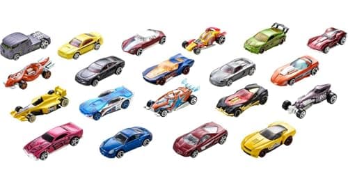 Hot Wheels Toy Cars & Trucks 20-Pack, Set of 20 1:64 Scale Vehicles for Play or Display, Instant Collection (Styles May Vary) — view 5
