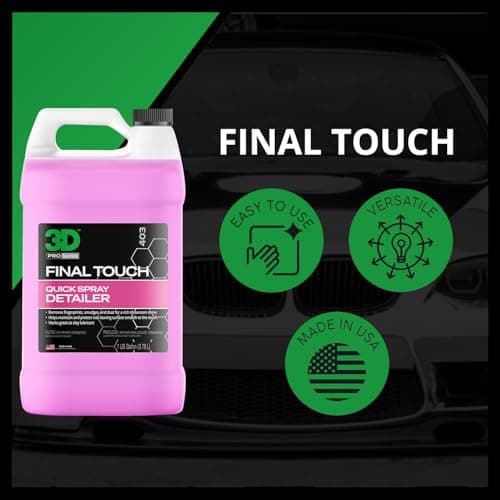 3D Final Touch Quick Detail Spray - Easy Spray On, Wipe Off Showroom Shine 1 Gallon — view 4