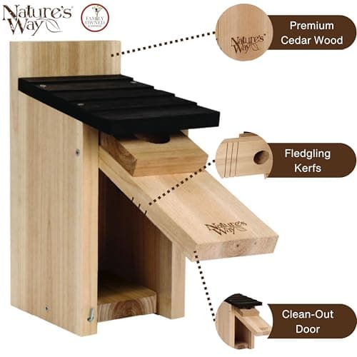 Wild Wings WWCH3 Cedar Blue Bird Box House — view 3
