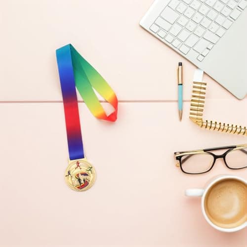 Veemoon Zinc Alloy Running Medals with Ribbon – Sports Award Prize Medals for Track Competitions and Outdoor — view 4
