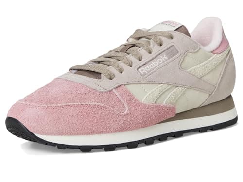 Reebok Unisex Classic Leather Sneaker, Sand/Hazy Grey/Dusty Rose, 10.5 Women/ 9 Men — view 6