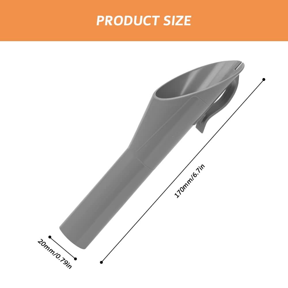 URAQT Emergency Diesel Fuel Filler - Capless Plastic Funnel for Ford, Grey, 1782177, 1833948 — view 3