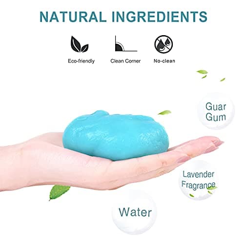 Cleaning Gel for Car Detailing Putty Car Vent Cleaner Goo Cleaning Putty Gel Auto Detailing Tools Car Interior Cleaner Dust Cleaning Mud for Cars Dust Cleaner Slime Keyboard Cleaner Gel (1Bag 100g) — view 5