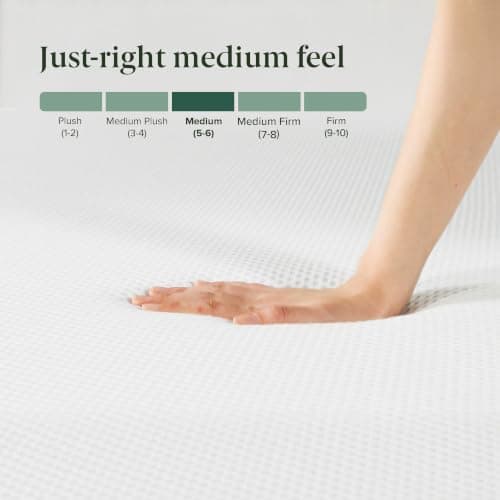 Zinus King Mattress - 12 Inch Green Tea Cooling Gel Memory Foam Mattress, Pressure Relief, for Cool Sleep, CertiPUR-US Certified Foam, Mattress in a Box, 10-Year Warranty, King Size — view 5