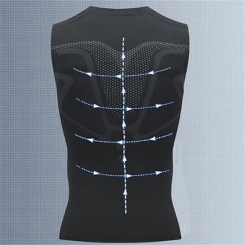 North Alpine Compression Vest, Compression Shirt Men, Version Sleeveless Vest, for Gym, Running, 3pcs, Large — view 4