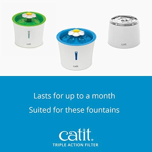 Catit Senses 2.0 Cat Water Fountain Filters, Cat Water Fountain, 5 Pack — view 4