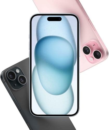 Apple iPhone 15, 128GB, Black - Unlocked (Renewed) — view 5