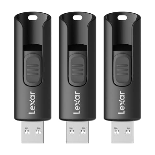 Lexar 32GB 3-Pack Flash Drive A30E USB 3.2 Gen 1, USB Drive up to 100MB/s, Storage Expansion and Backup for PC and Mac Systems