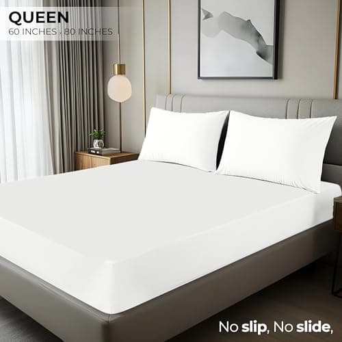Utopia Bedding Queen Fitted Sheet - Bottom Sheet - Deep Pocket - Soft Microfiber -Shrinkage and Fade Resistant-Easy Care -1 Fitted Sheet Only (White)