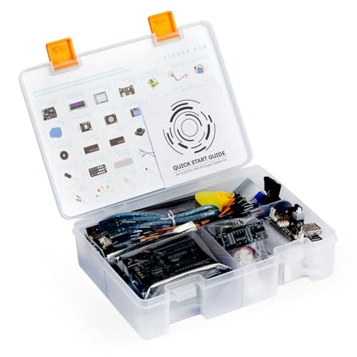 ELEGOO UNO R3 Super Starter Kit Compatible for Arduino- 60+ Components, 24-Lesson Tutorial, STEM Education Kit for Beginners Ages 10+ (Incl. Power Supply & 9V Battery) — view 4
