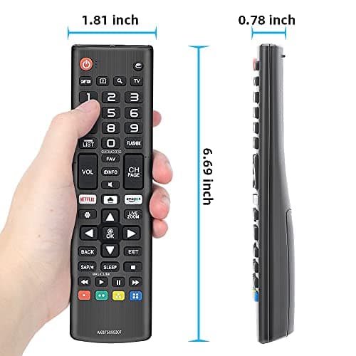 Universal Replacement for All LG Remote Control Smart TV OLED LCD LED HDTV 3D 4K Smart TVs AKB75095307 32LJ550B 43UJ6300 55LJ5500 55UJ6050 AKB75375604 AKB74915305 — view 7