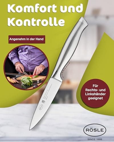 Rosle Basics Line Stainless Steel Pairing Knife, 3.5-inch Blade — view 3