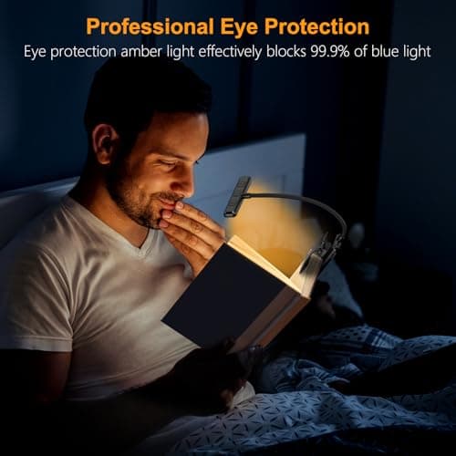 Gritin 19 LED Rechargeable Book Light for Reading in Bed — view 3