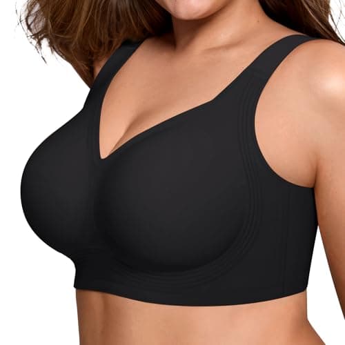 LetsJoli Jelly Bras for Women No Underwire Plus Size Push Up Supportive