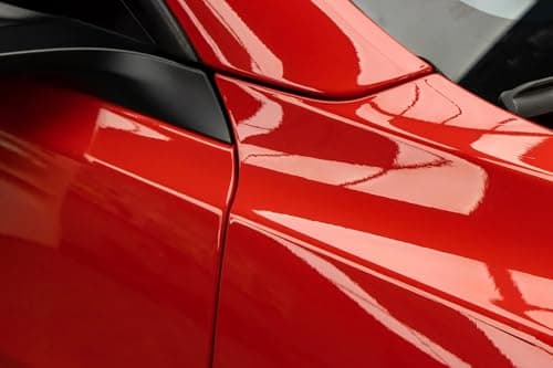 LZLRUN High Gloss Red Vinyl Realistic Paint Car Wrap Film 1ft x 5ft — view 4