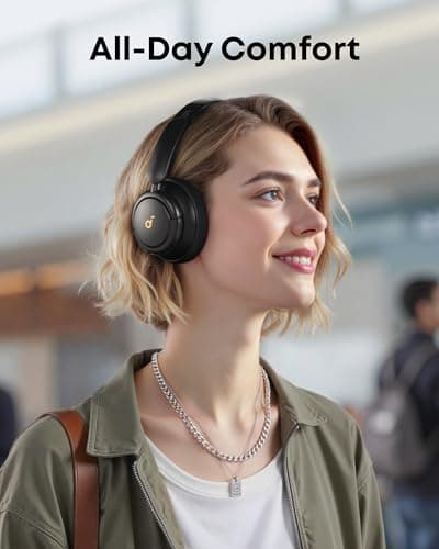 Soundcore Q30 by Anker, Hybrid Active Noise Cancelling Headphones, Multiple Modes, Hi-Res Audio, Custom EQ via App, 50H Playtime, Comfortable Fit, Bluetooth, Multipoint Connection — view 4
