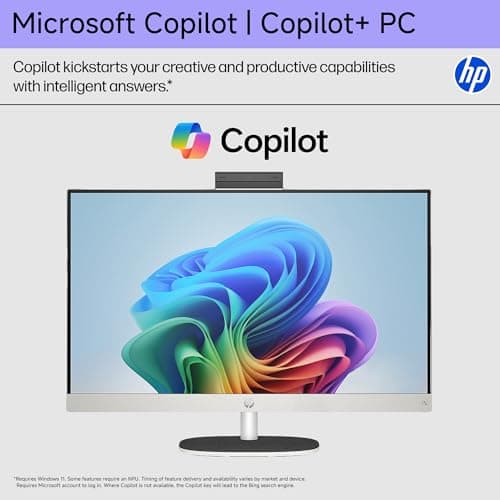 HP 27" All-in-One FHD Touchscreen Desktop Computer, AMD Ryzen AI 7 350(8-Core), 32 GB DDR5-5600 MT/s, 2 TB SSD, AMD Radeon 860M, Wi-Fi6, BT5.4, Copilot+ PC, Windows 11 Pro, w/RECOLX AI Voice Recorder — view 2