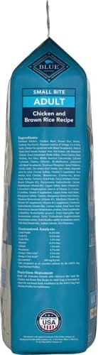 Blue Buffalo Life Protection Formula Chicken & Brown Rice Small Bite Adult Dry Dog Food, Supports Immunity with Antioxidant-Rich LifeSource Bits, Promotes Healthy Muscles, Skin & Coat Health, 15 lbs. — view 3