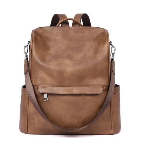 CLUCI Backpack for Women Fashion Vegan Leather Designer Bookbag Ladies Convertible Travel Backpack purse for Women