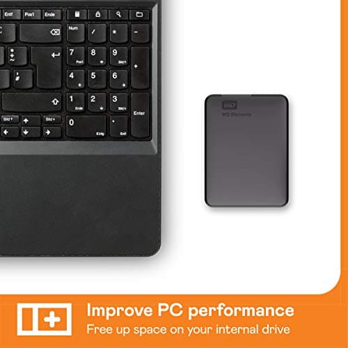 Western Digital 5TB Elements Portable External Hard Drive, USB 3.0 - Western DigitalBU6Y0050BBK-WESN,Black — view 7
