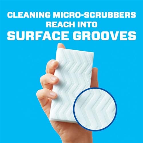 Mr. Clean Magic Eraser Original Cleaning Pads, Multi Purpose Cleaner, Bathroom Cleaning Supplies, All Purpose Cleaner, White, 6 Count — view 5