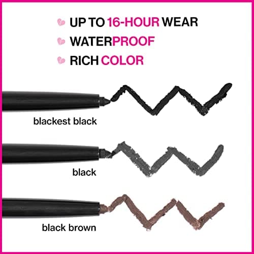 wet n wild Mega Last Breakup Proof Waterproof Retractable Gel Eyeliner - Ultra Pigmented 16-Hour Long Wear, Smudge Proof Satin Finish Formula, Cruelty-Free & Vegan - Charcoal — view 4