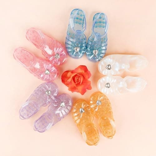 HaHaGuu Girls Jelly Sandals Closed Toe Beach Flat-Sandal Breathable Waterproof Fisherman Gladiator Flats Summer Costume Princess Dress Shoes For Toddler Girl Little Kid Big Kids — view 6