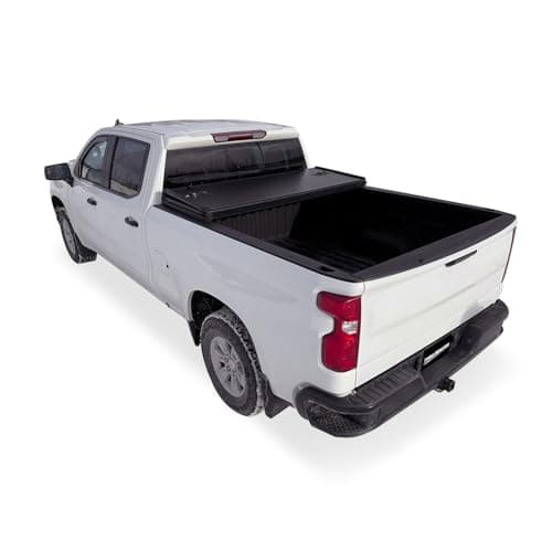 Hard Tri-Fold Truck Bed Tonneau Cover, 2009-2026 RAM 1500 Without RamBox 5'7" Bed (67.4''), Dent-Resistant, Weatherproof, by Tonno Monster — view 2