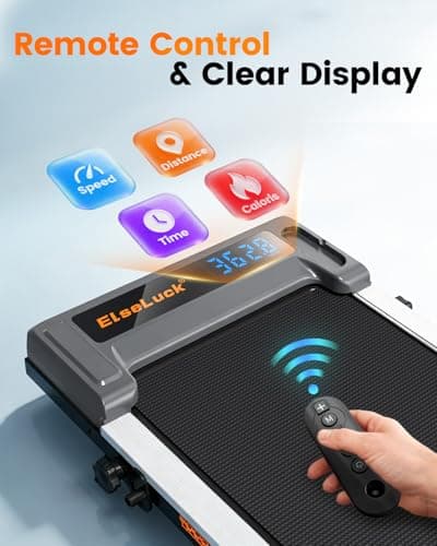 3-in-1 Walking Pad with 8% Incline, Portable Under Desk Treadmill, 2.5 HP Quiet Walking Pad Treadmill with 265 LBS Capacity, Foldable Treadmills for Home — view 5