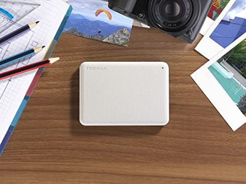 Toshiba Canvio Advance 4TB Portable External Hard Drive USB 3.0, White - HDTCA40XW3CA — view 4