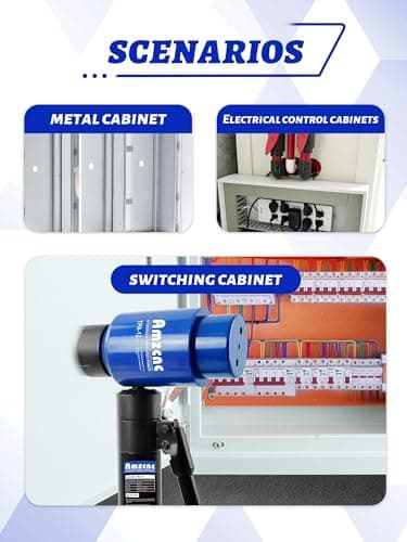 AMZCNC Hydraulic Knockout Punch Electrical Conduit Hole Cutter Set KO Tool (12T(1/2"-4")) — view 4