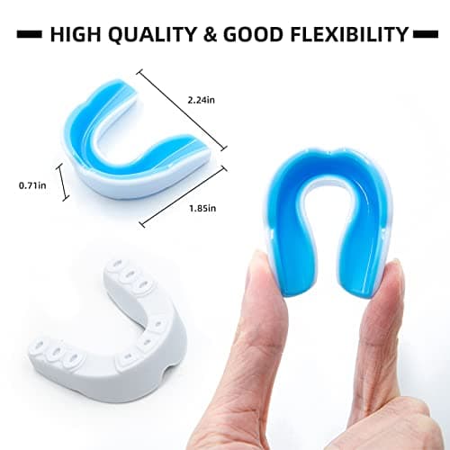 AITUSI 5 Pack Kids Youth Mouth Guard for Sports, Boys Girls Mouthguard for Football Boxing MMA Lacrosse Basketball Hockey Wrestling — view 2