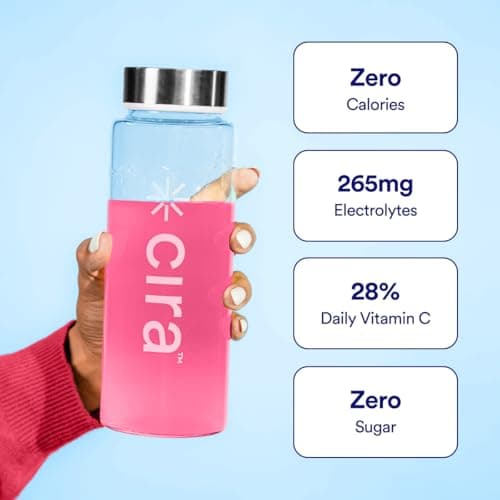 Cira Hydration Electrolytes Powder - Daily Electrolyte Powder, Sugar Free w/Himalayan Salt, Magnesium, & Potassium, Hydration Powder for Dehydration Relief & Recovery - Aloha Punch, 45 Servings — view 2