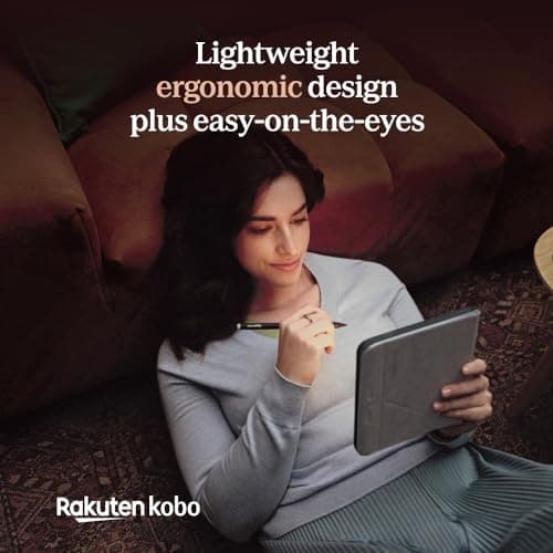 Kobo Libra Colour | eReader | 7” Glare-Free Colour E Ink Kaleido 3 Display | Dark Mode Option | Audiobooks | Waterproof | Black — view 4