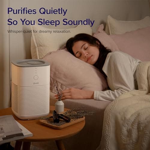 Levoit Air Purifiers for Bedroom Desktop, Purificateur d'air for Smoke Odor Allergies Dust with Aroma Pad, AHAM VERIFIED, Air Freshener Filter Cleaner with Quiet Sleep Mode, LV-H128 — view 4