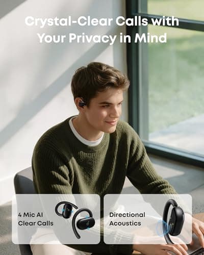 soundcore by Anker V20i Open-Ear Headphones, Adjustable Ear Hooks — view 3