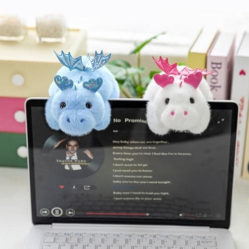 PEACH CAT Dragon Plush Cute Dragon Stuffed Animal Small Plushies Toys Gifts for Kids Blue — view 3