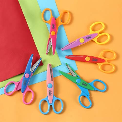 Mr. Pen- Craft Scissors Decorative Edge, 6 Pack, Bright Zig Zag Scissors — view 5
