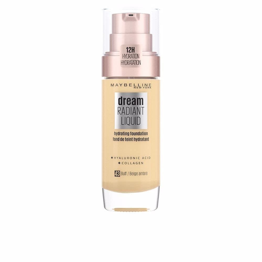 Maybelline Foundation, Dream Radiant Liquid Hydrating Foundation with Hyaluronic Acid and Collagen - Lightweight, Medium Coverage Up to 12 Hour Hydration, 30 Sand — view 39