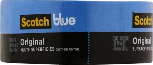 ScotchBlue Original Multi-Surface Painters Tape, 2 Inch Wide (1.88 in. x 60 Yds), 1 Roll Blue Paint Tape Protects Surfaces & Removes Easily, Masking Tape for Indoor and Outdoor Use (2090-48NC) — view 2